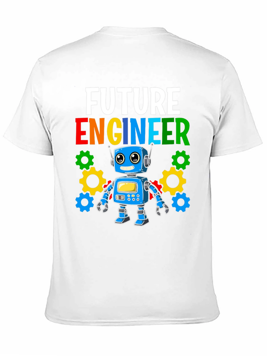 Future Engineer Kids T-Shirt Robot Graphic Tee