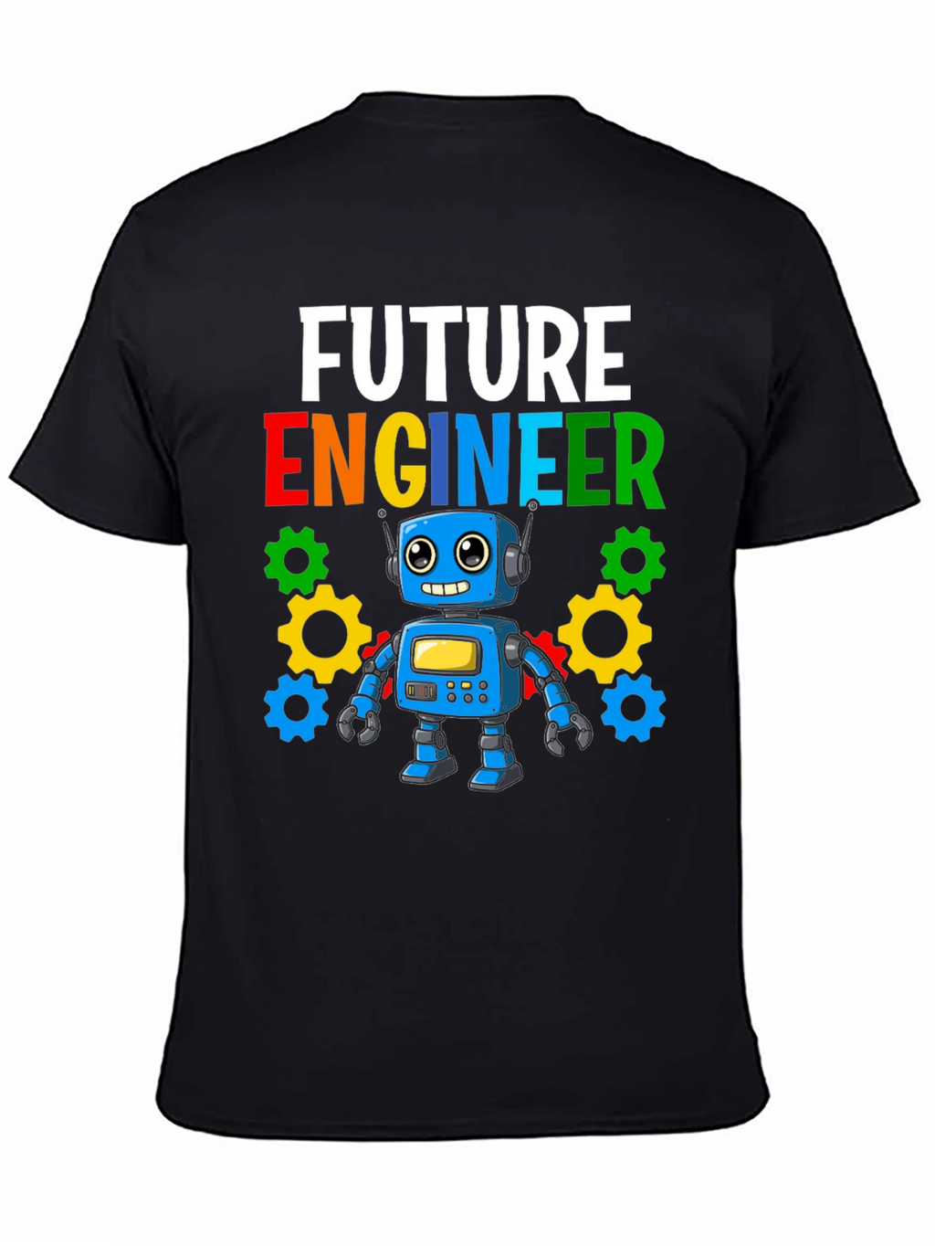 Future Engineer Kids T-Shirt Robot Graphic Tee