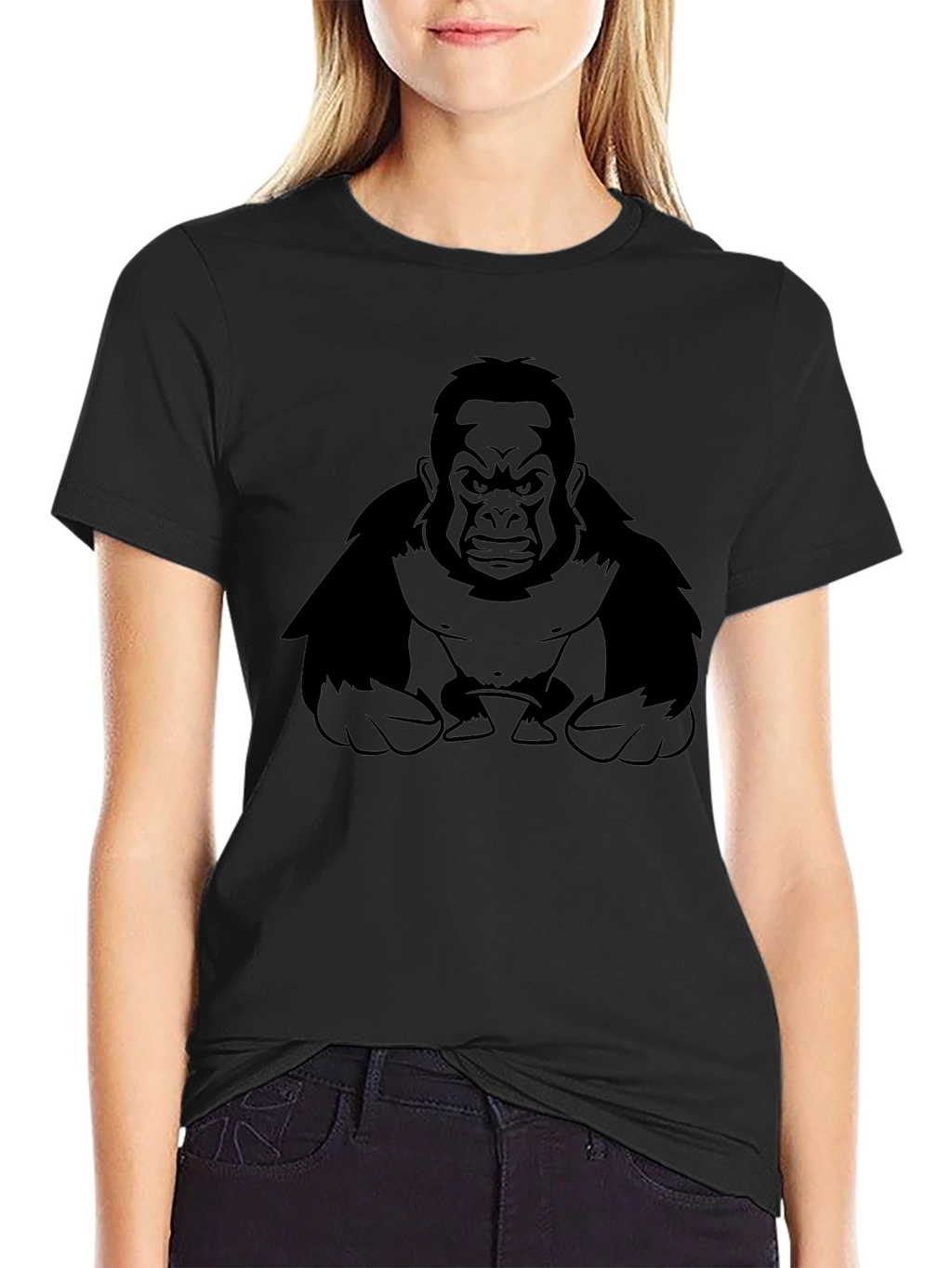 Gorilla Graphic T-Shirt - Black