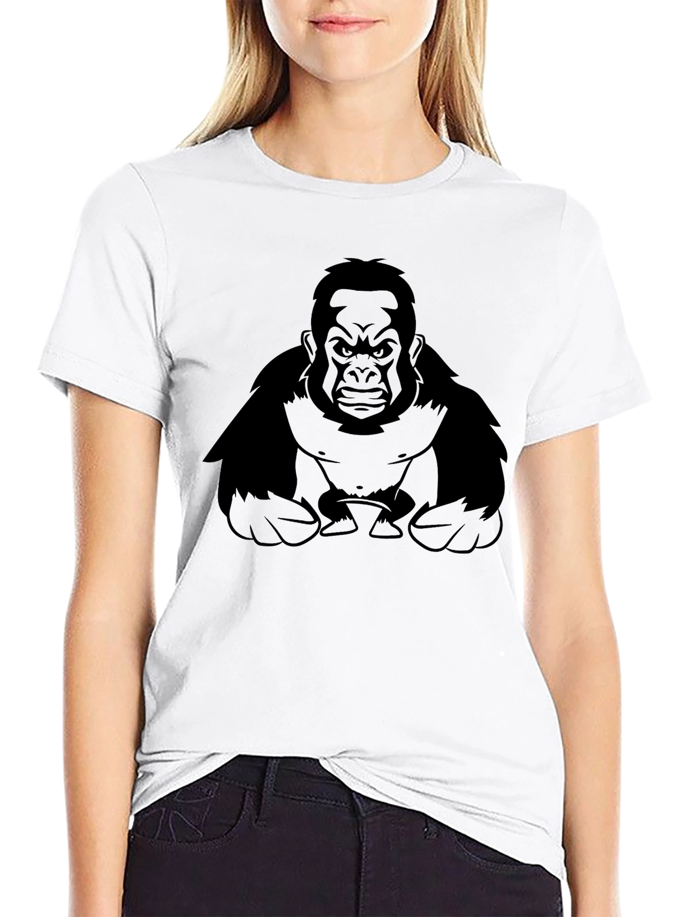 Gorilla Graphic T-Shirt - Black