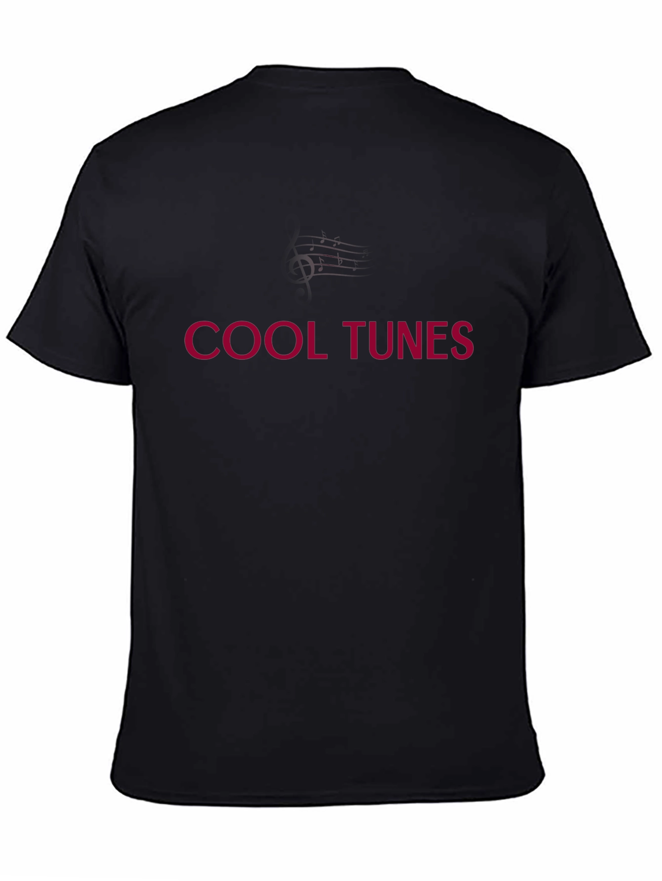 Cool Tunes Black Graphic Tee Shirt