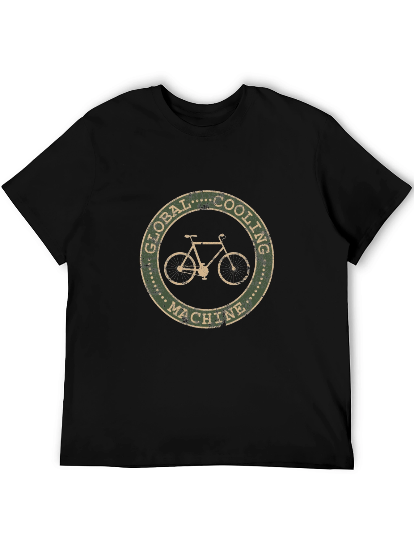 Global Cooling Machine Black T-Shirt