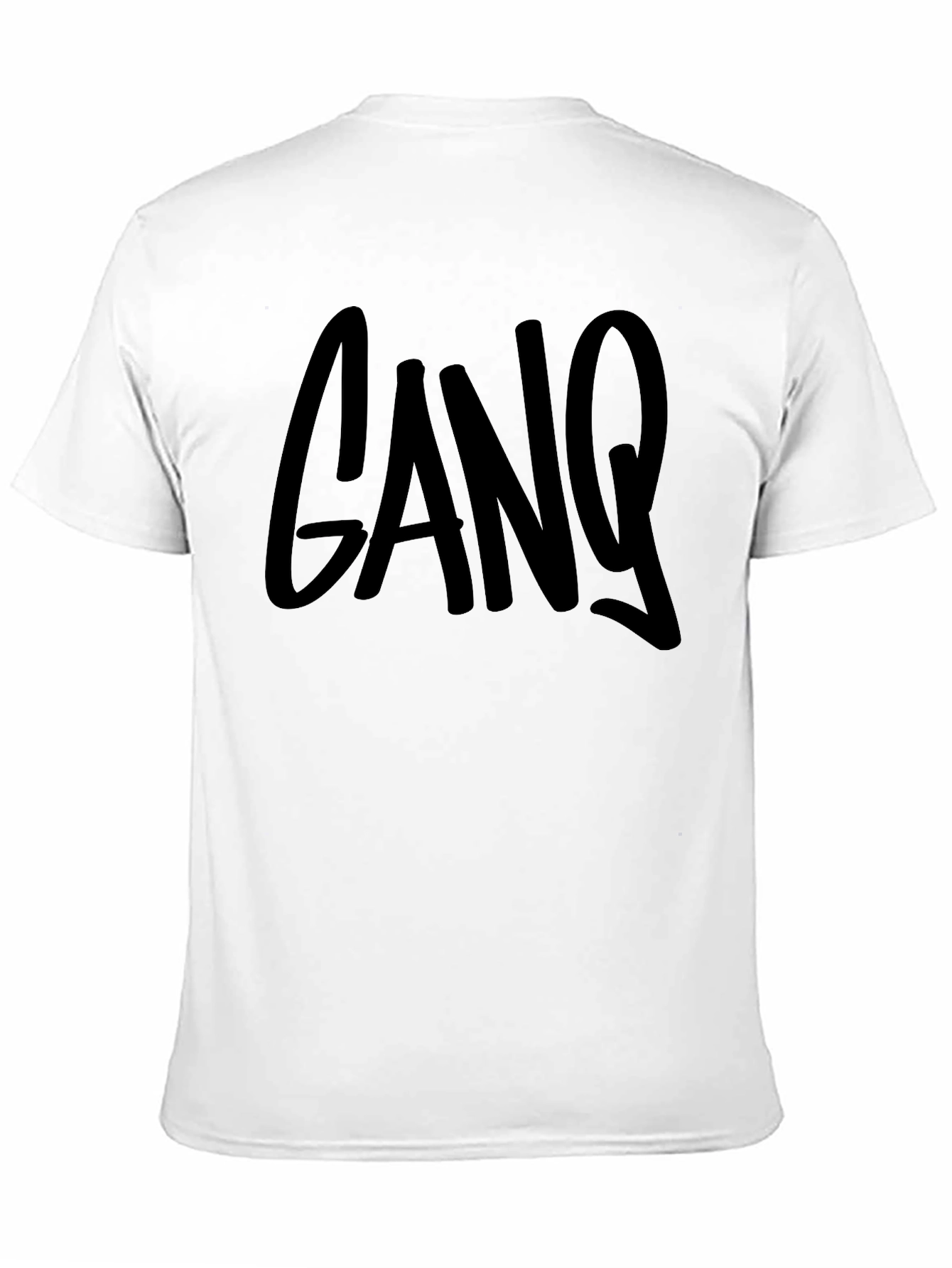 Black Gang Graphic Print Tee