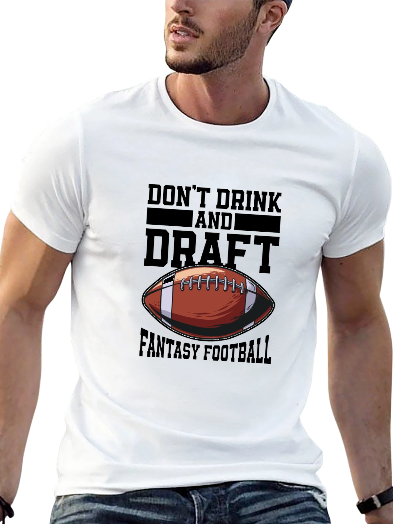 Dont Drink and Draft Fantasy Football T-Shirt