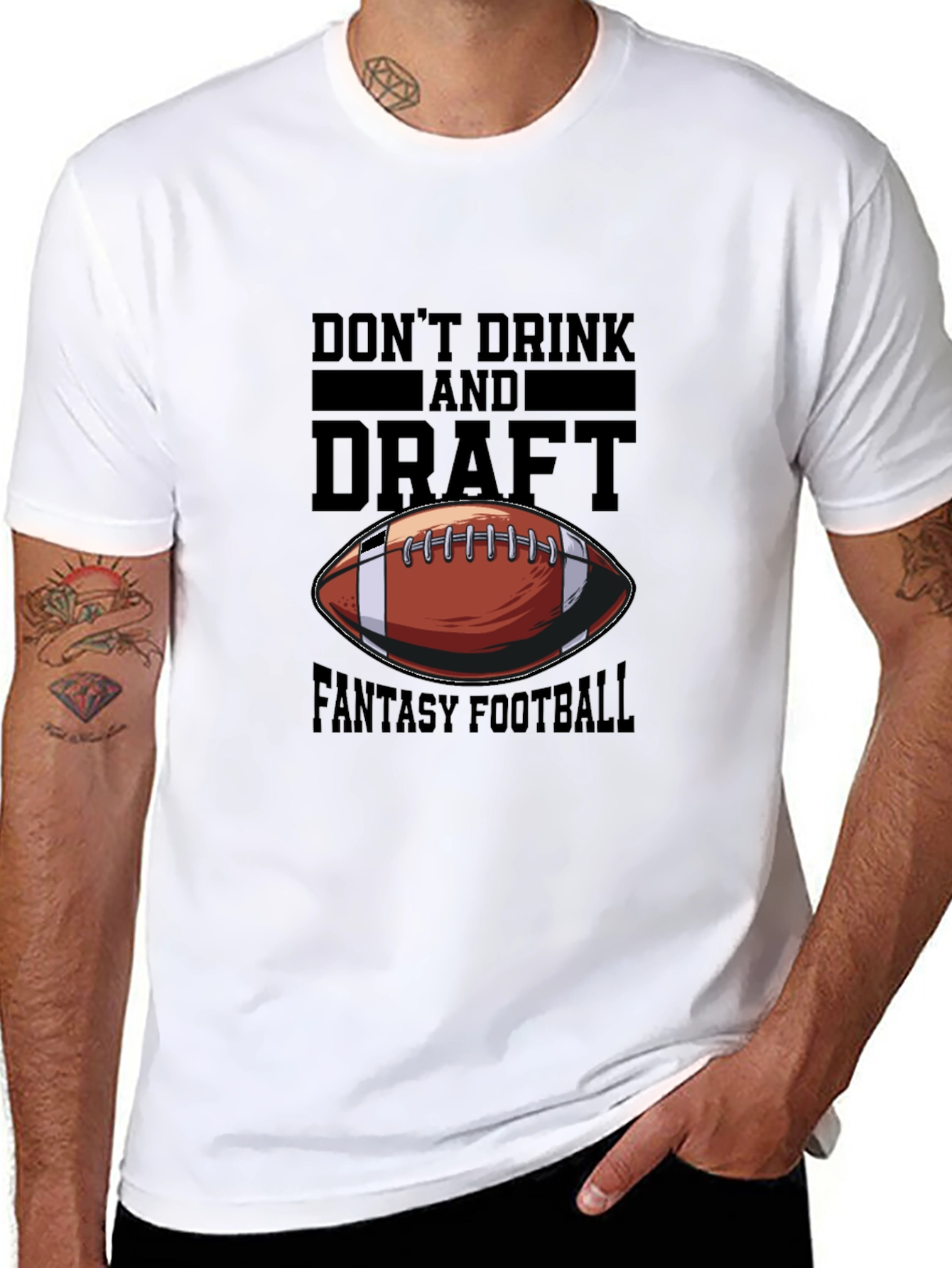 Dont Drink and Draft Fantasy Football T-Shirt