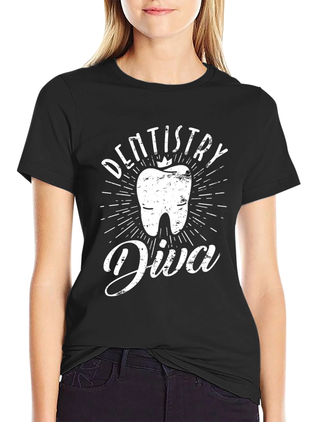 Dentistry Diva Black T-Shirt