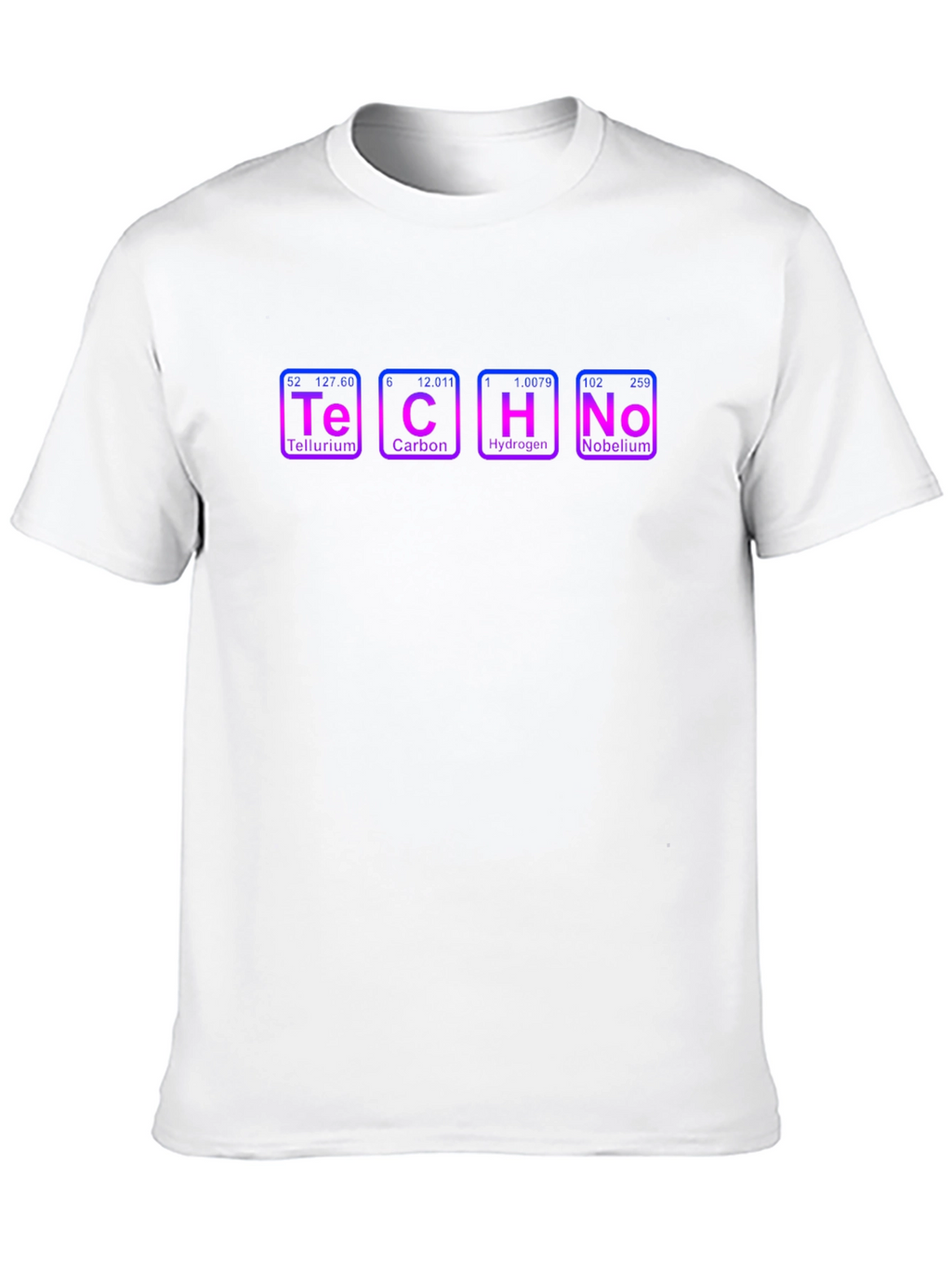 TECHNO Periodic Elements Graphic T-Shirt