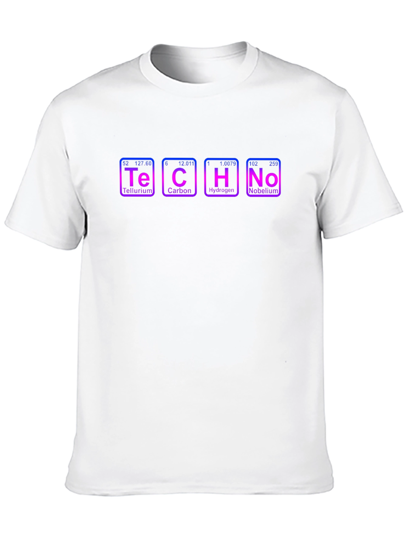 TECHNO Periodic Elements Graphic T-Shirt
