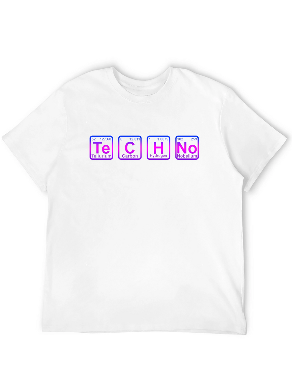 TECHNO Periodic Elements Graphic T-Shirt