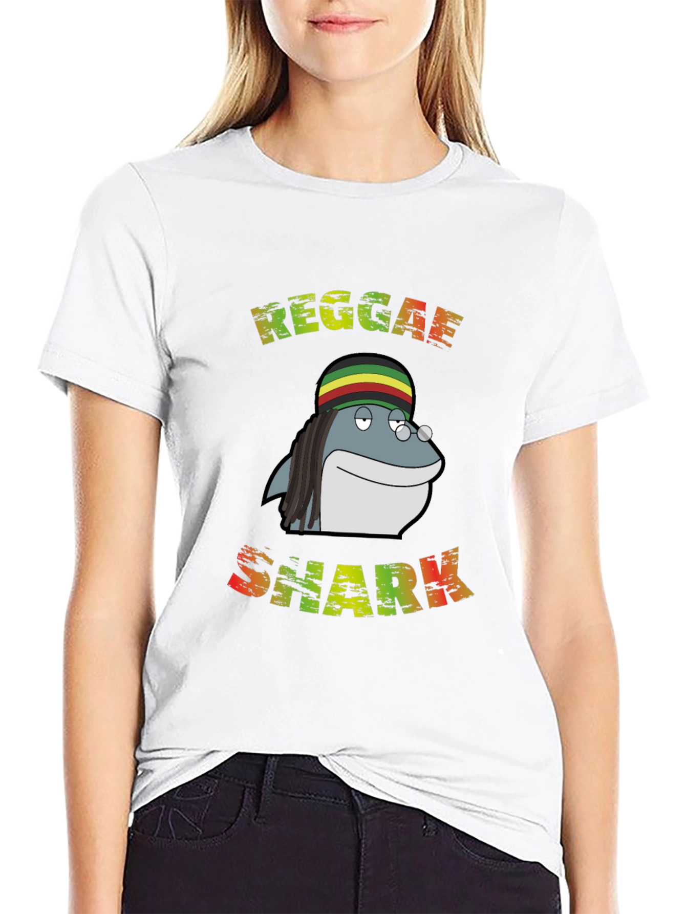 Reggae Shark Graphic T-Shirt