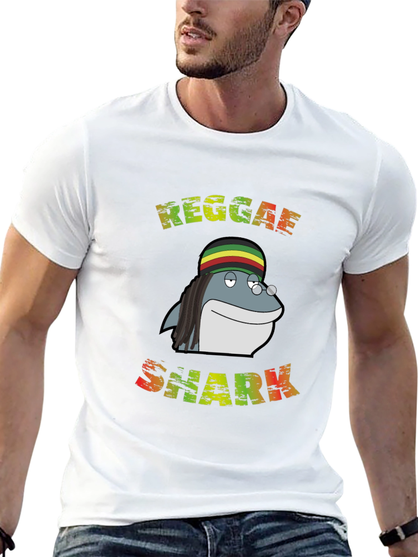 Reggae Shark Graphic T-Shirt