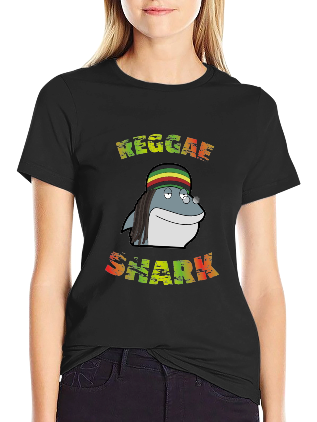 Reggae Shark Graphic T-Shirt