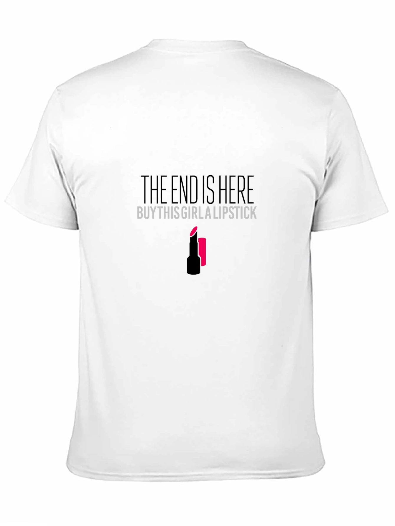 The End is Here Lipstick Graphic T-Shirt