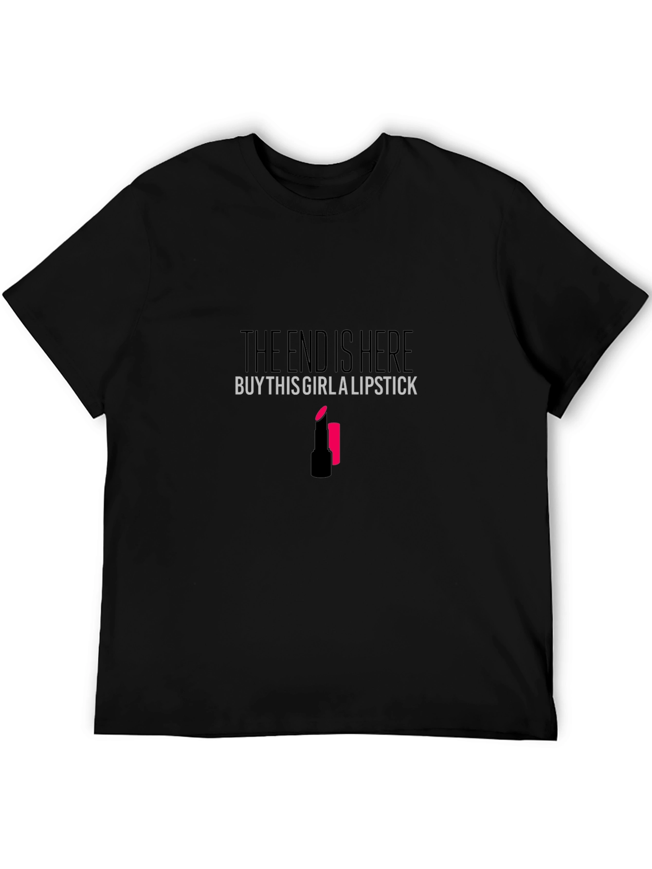The End is Here Lipstick Graphic T-Shirt