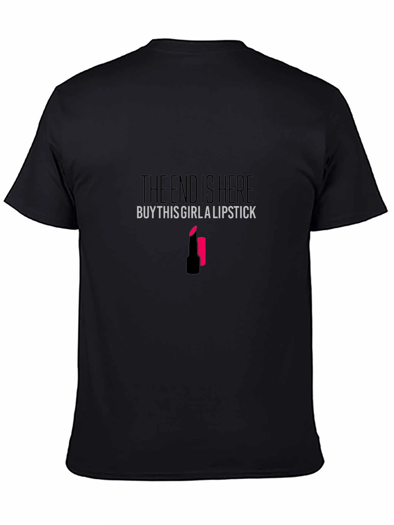 The End is Here Lipstick Graphic T-Shirt