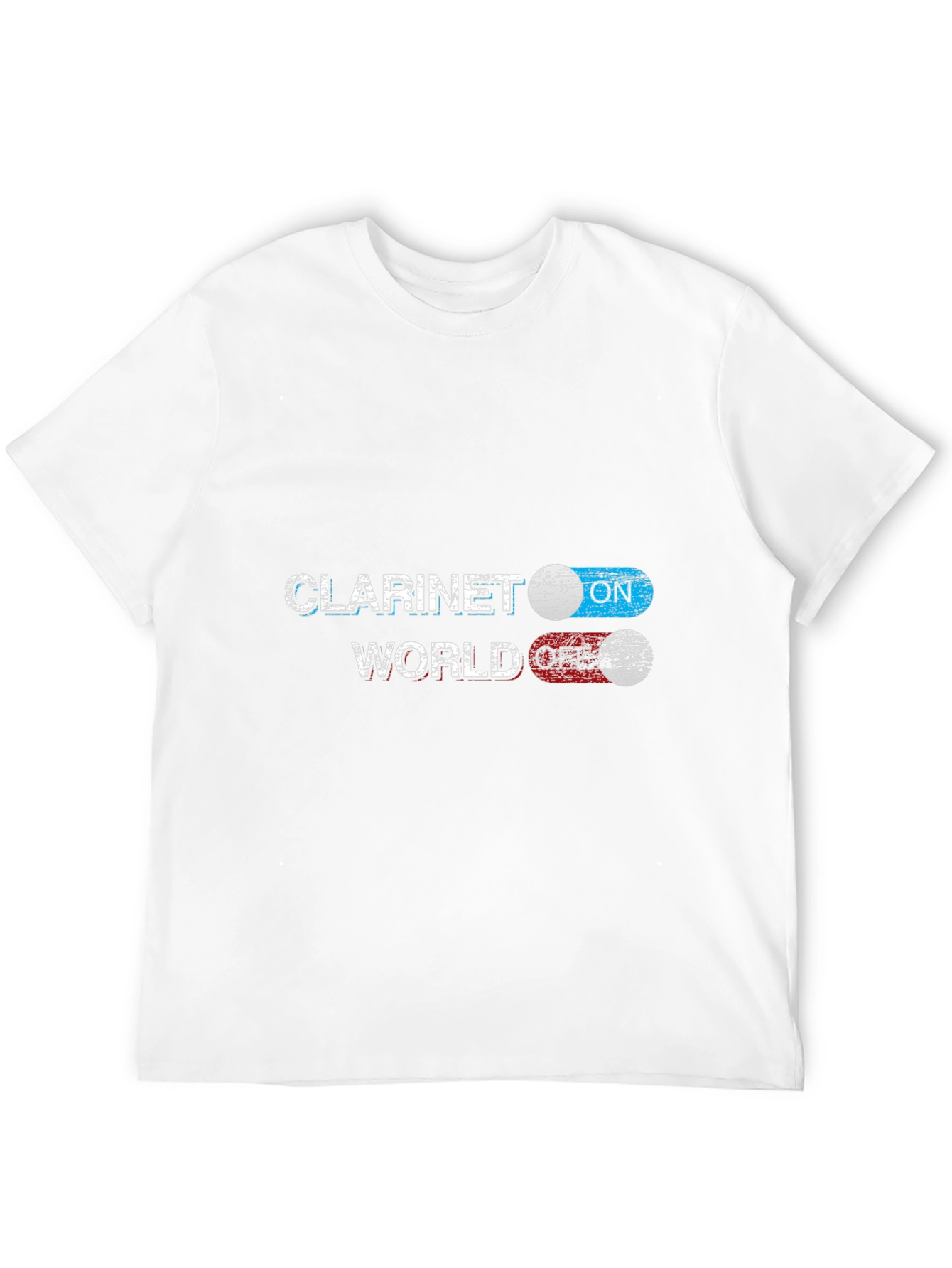 Clarinet World On/Off T-Shirt - Musician Novelty Tee