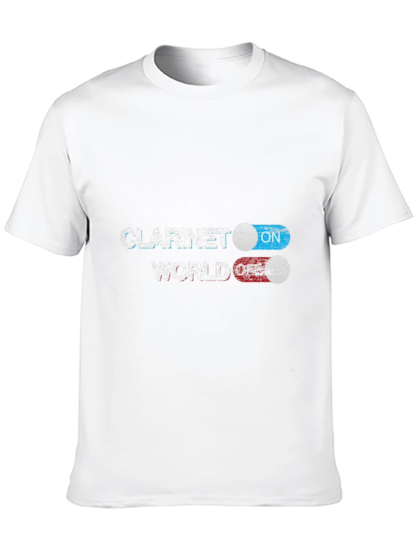 Clarinet World On/Off T-Shirt - Musician Novelty Tee