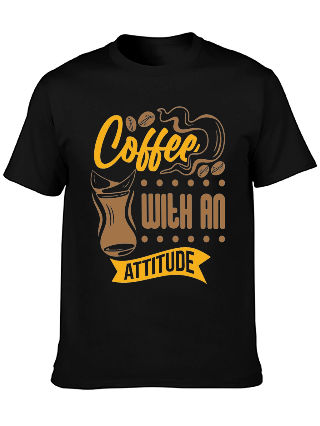 Coffee With An Attitude Graphic T-Shirt