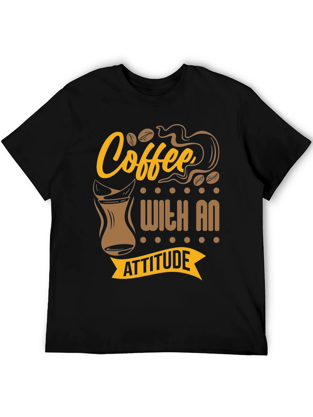 Coffee With An Attitude Graphic T-Shirt