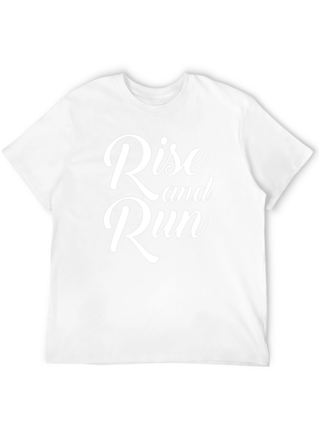 Rise and Run Black Graphic Tee