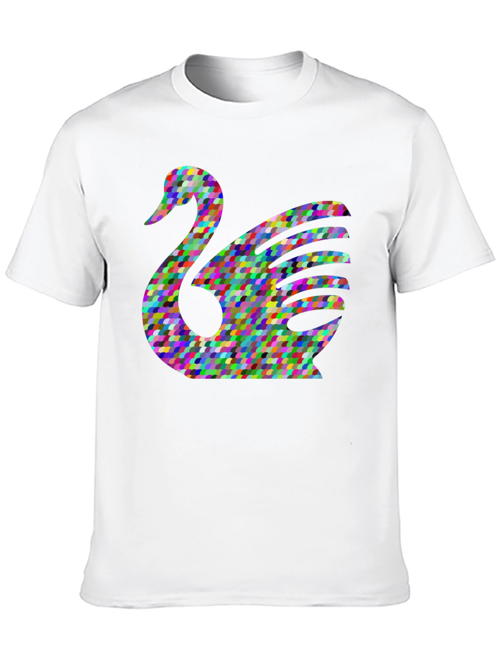 Abstract Swan Graphic T-Shirt