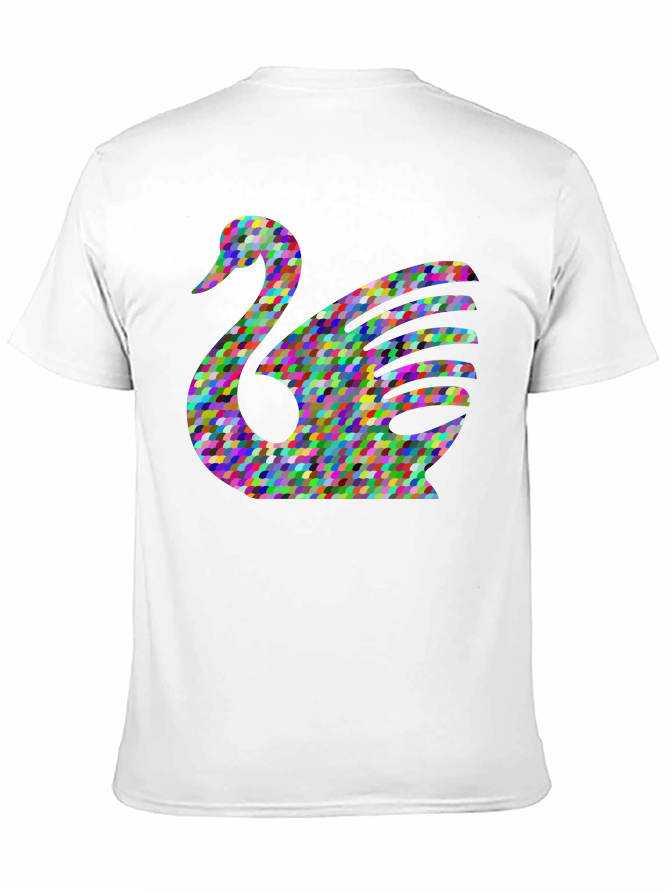 Abstract Swan Graphic T-Shirt
