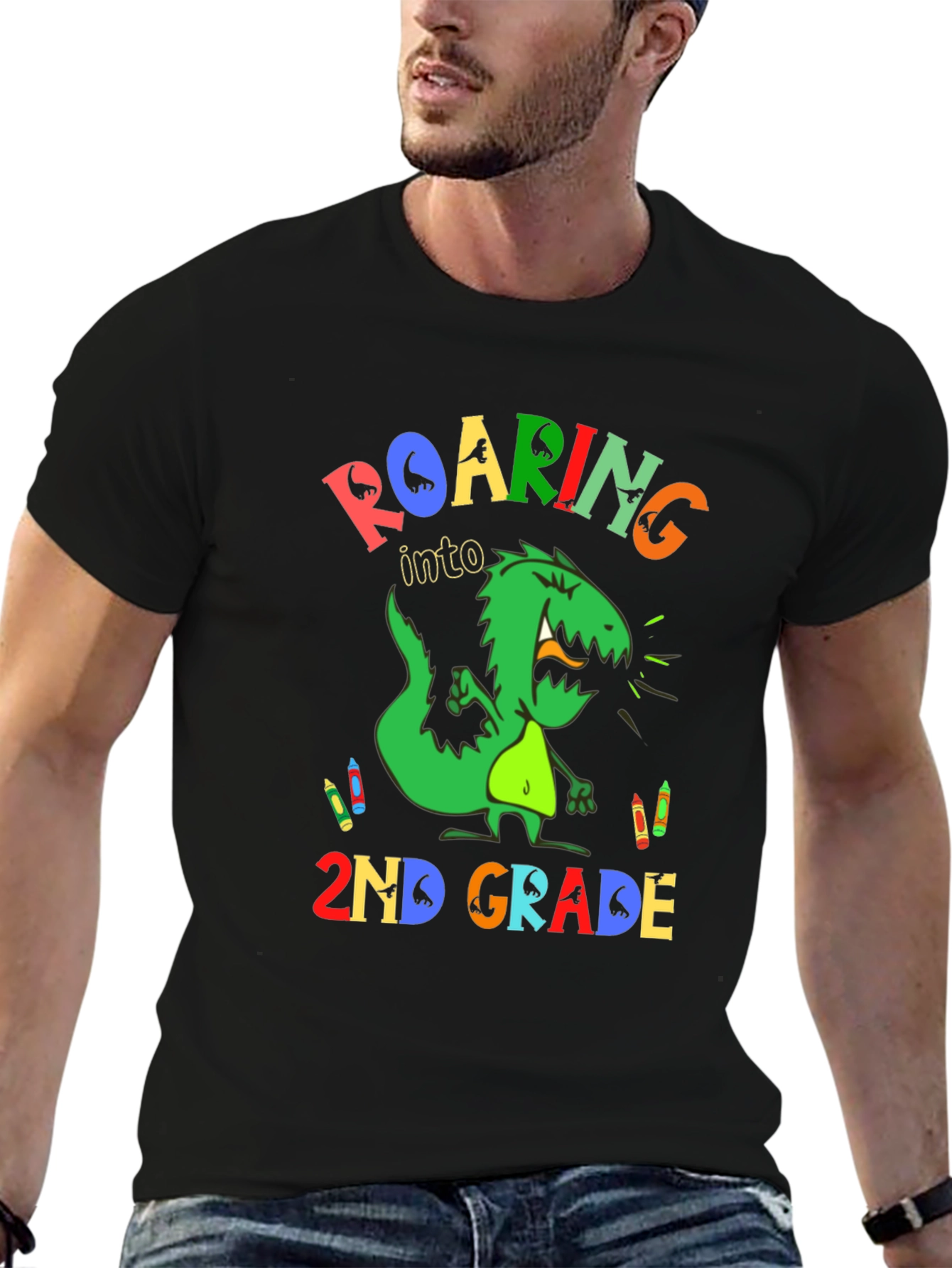 Roaring Into 2nd Grade T-Shirt
