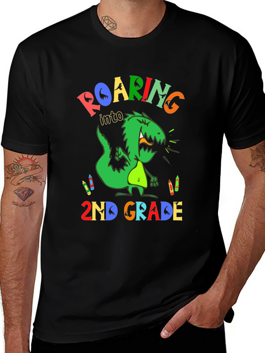 Roaring Into 2nd Grade T-Shirt