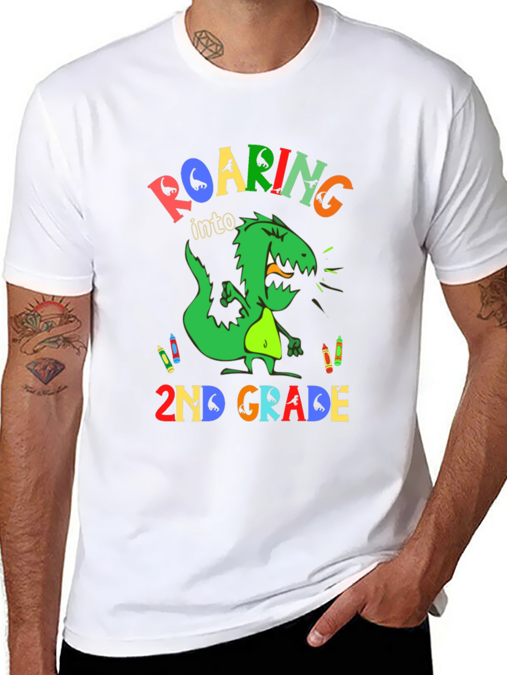 Roaring Into 2nd Grade T-Shirt