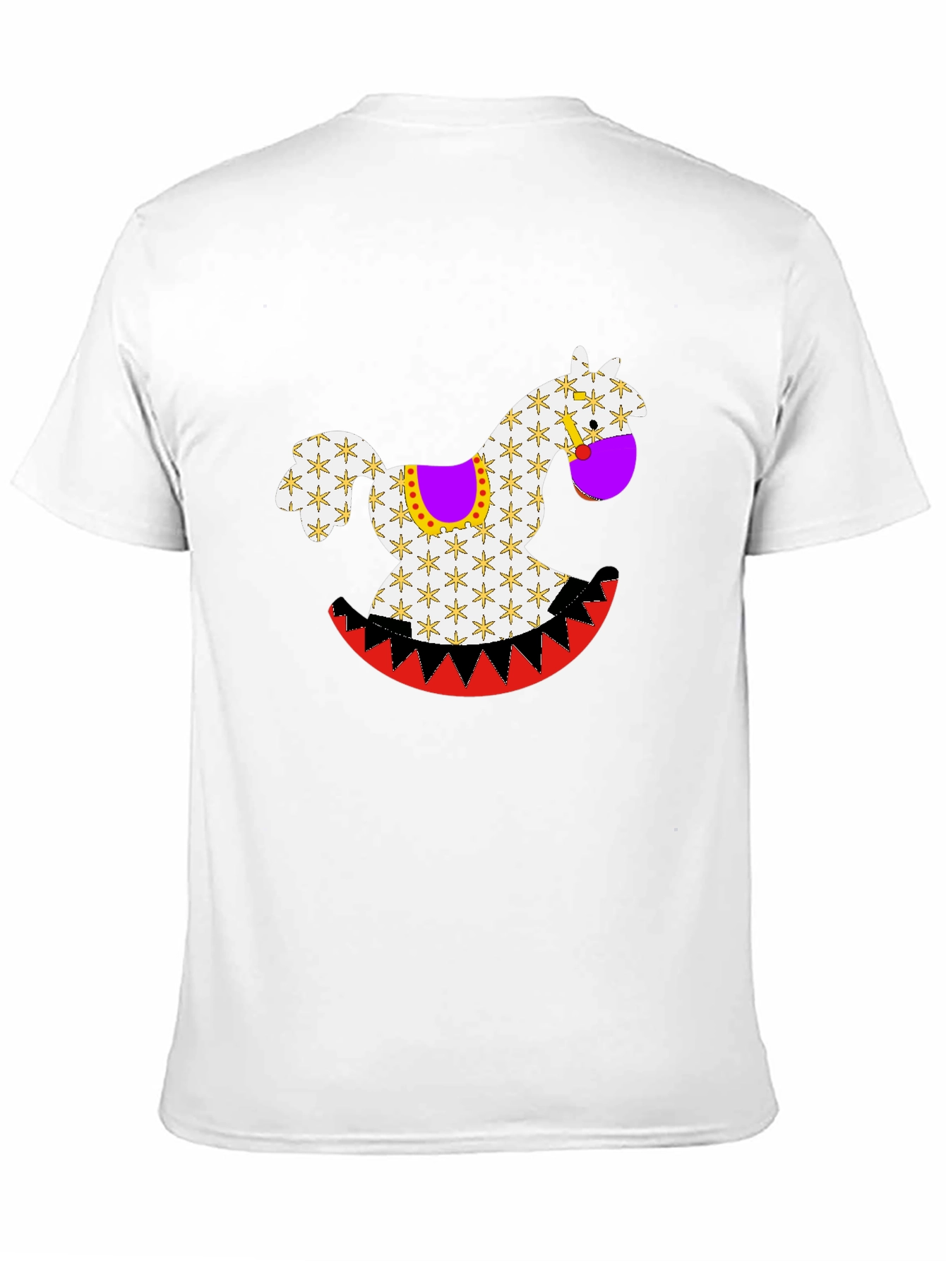 Rocking Horse Graphic Tee - Black Casual Shirt