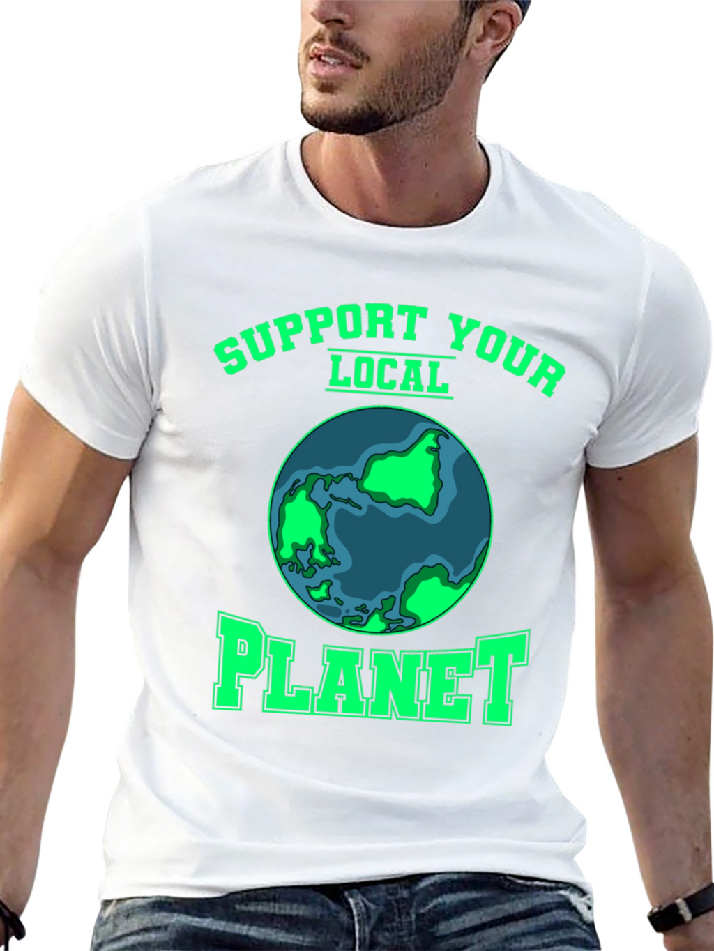 Support Your Local Planet T-Shirt