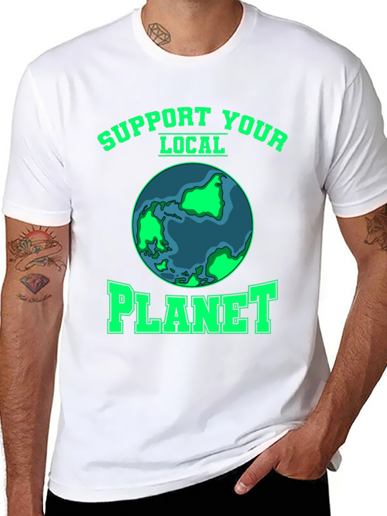 Support Your Local Planet T-Shirt