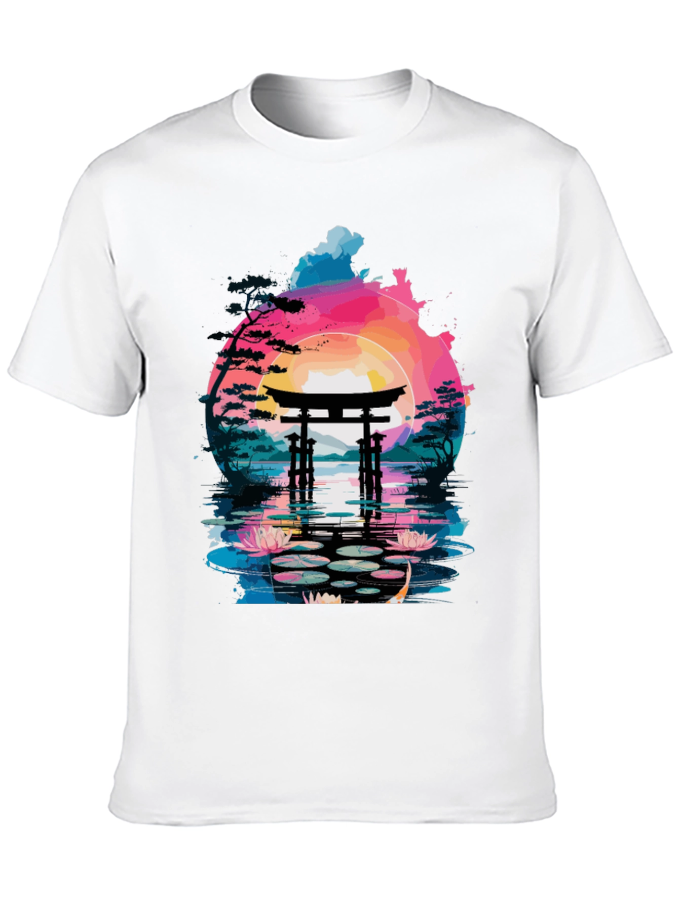 Japanese Torii Gate T-Shirt - Artistic Design