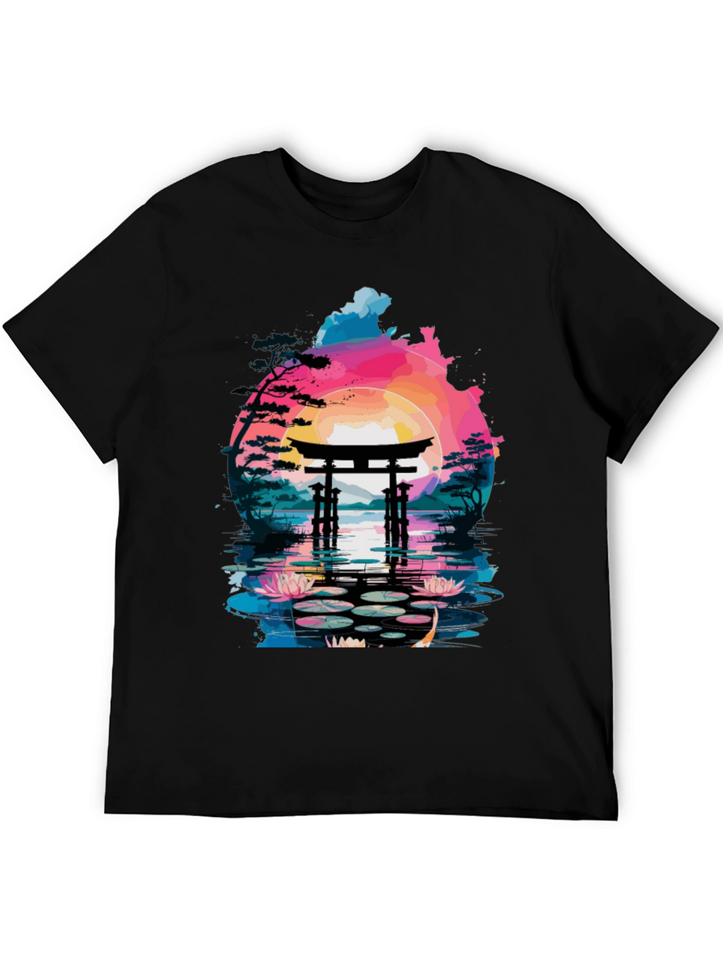 Japanese Torii Gate T-Shirt - Artistic Design
