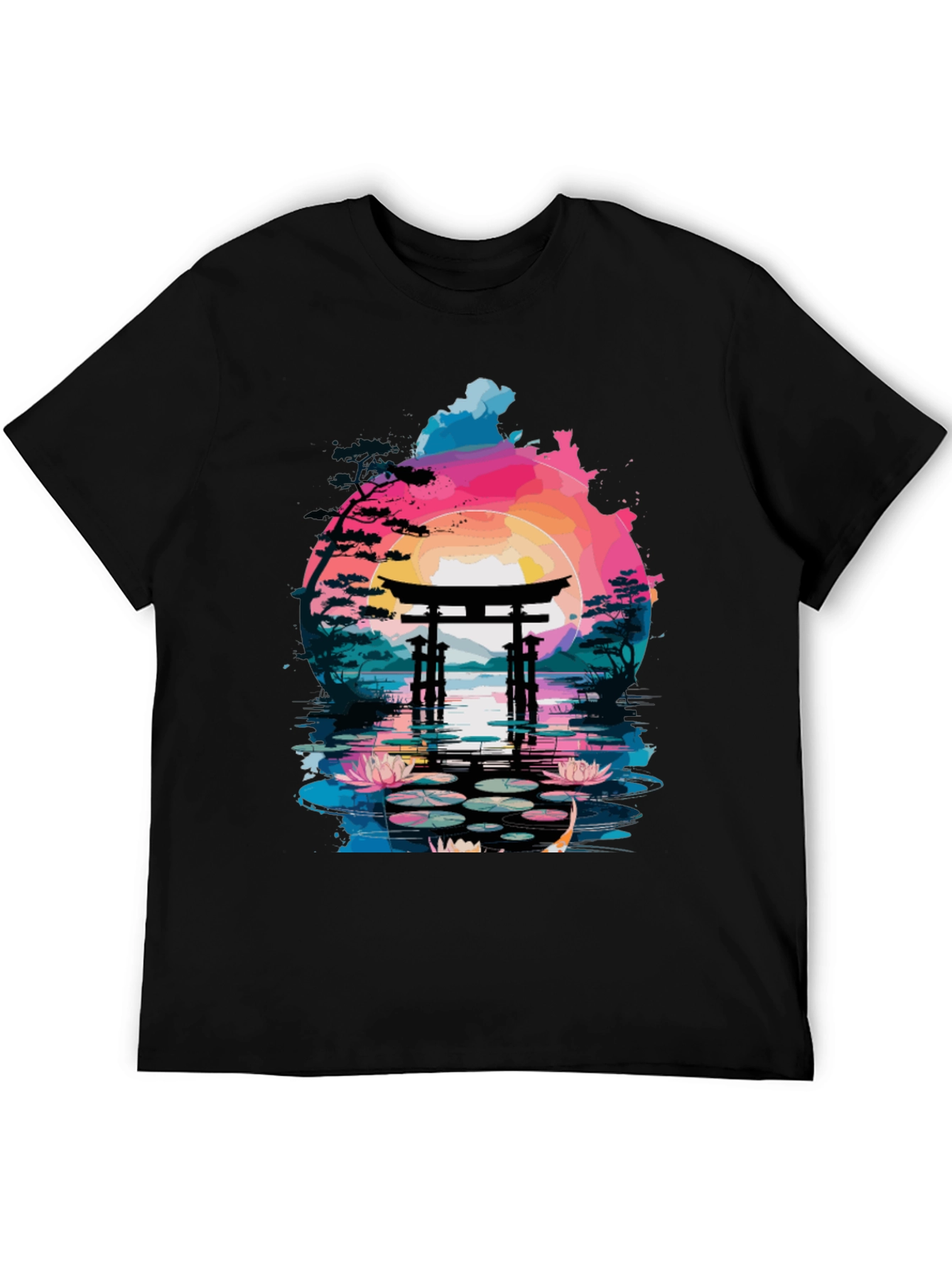 Japanese Torii Gate T-Shirt - Artistic Design
