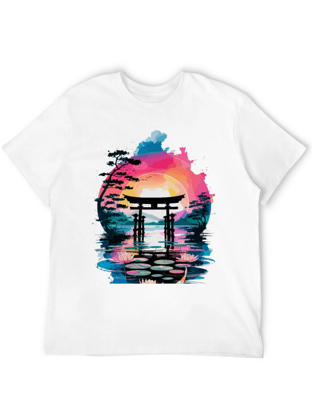 Japanese Torii Gate T-Shirt - Artistic Design