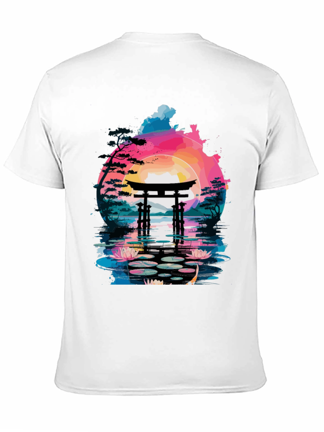 Japanese Torii Gate T-Shirt - Artistic Design