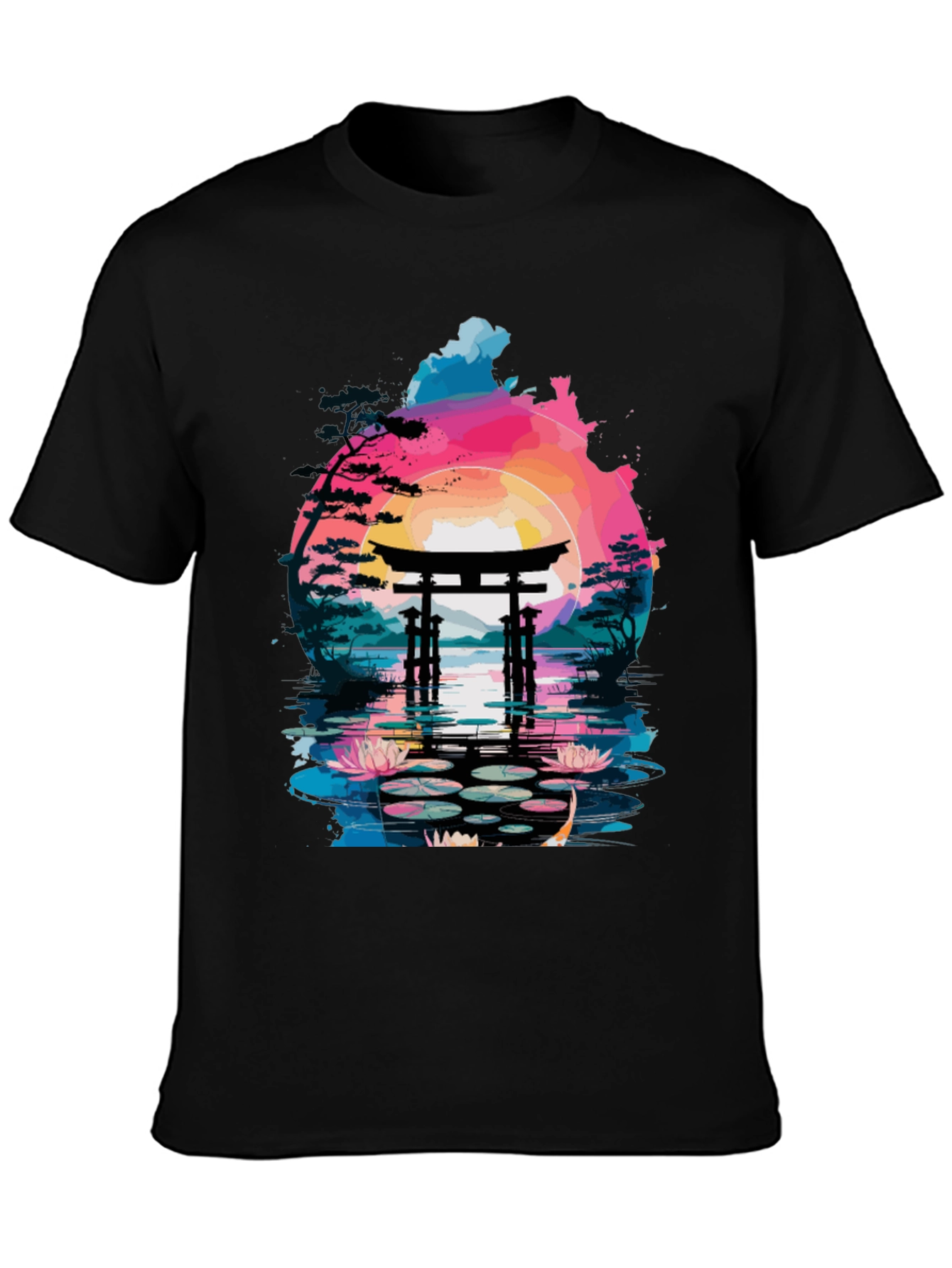 Japanese Torii Gate T-Shirt - Artistic Design
