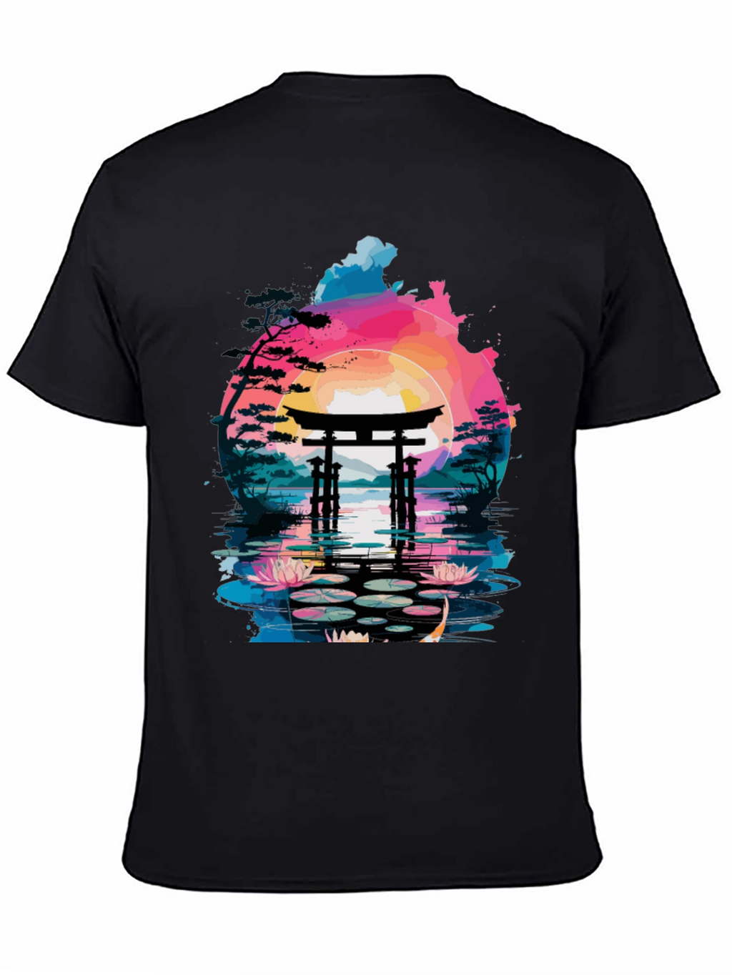 Japanese Torii Gate T-Shirt - Artistic Design