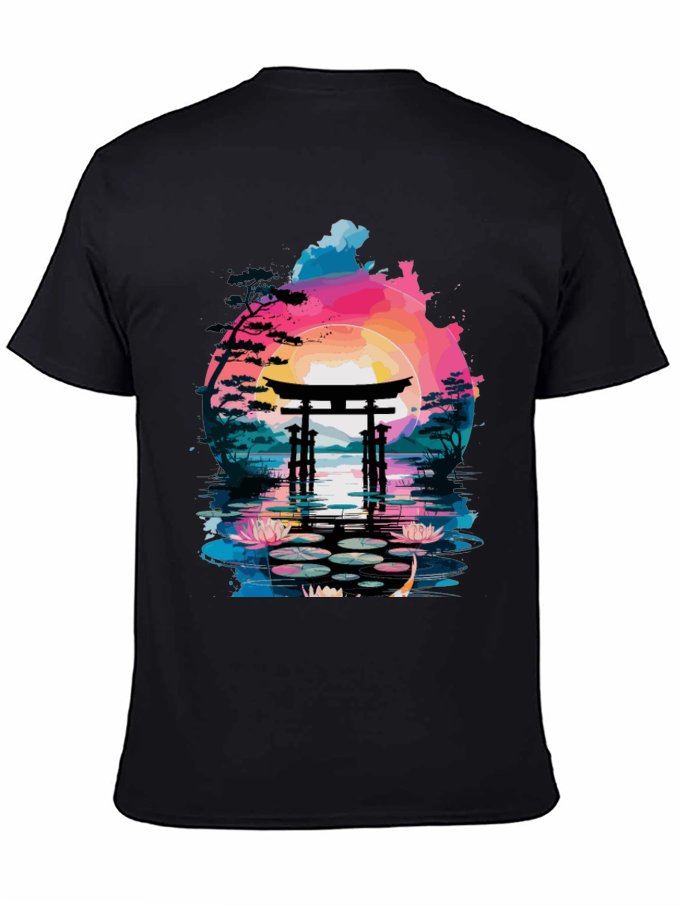 Japanese Torii Gate T-Shirt - Artistic Design