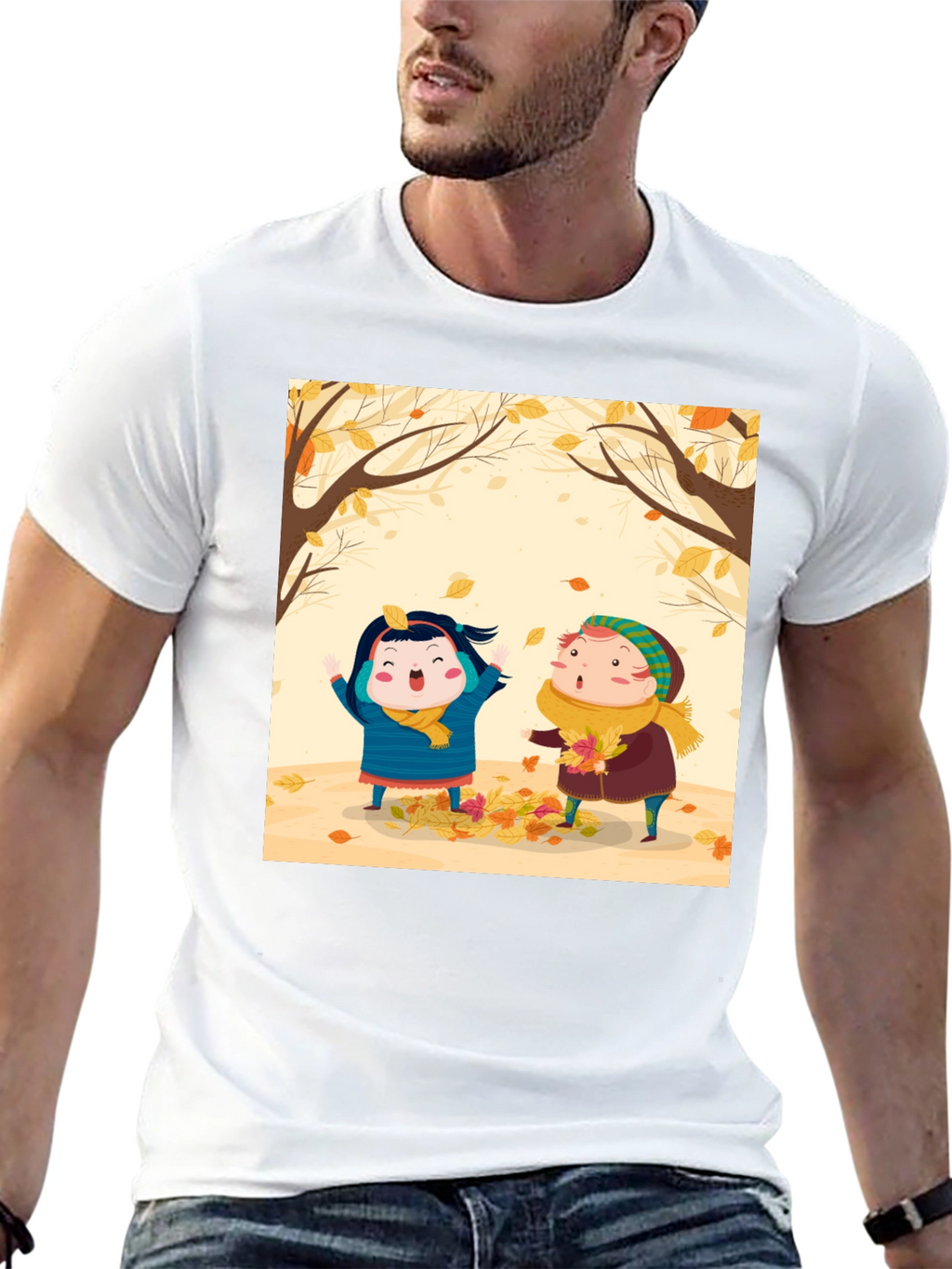 Autumn Kids Cartoon T-Shirt
