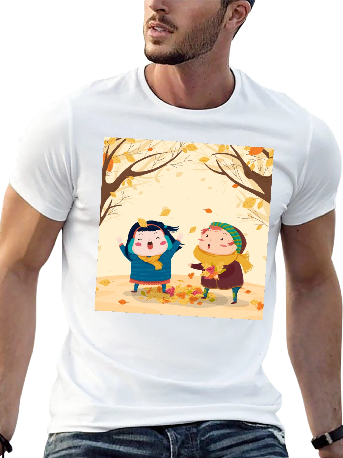Autumn Kids Cartoon T-Shirt