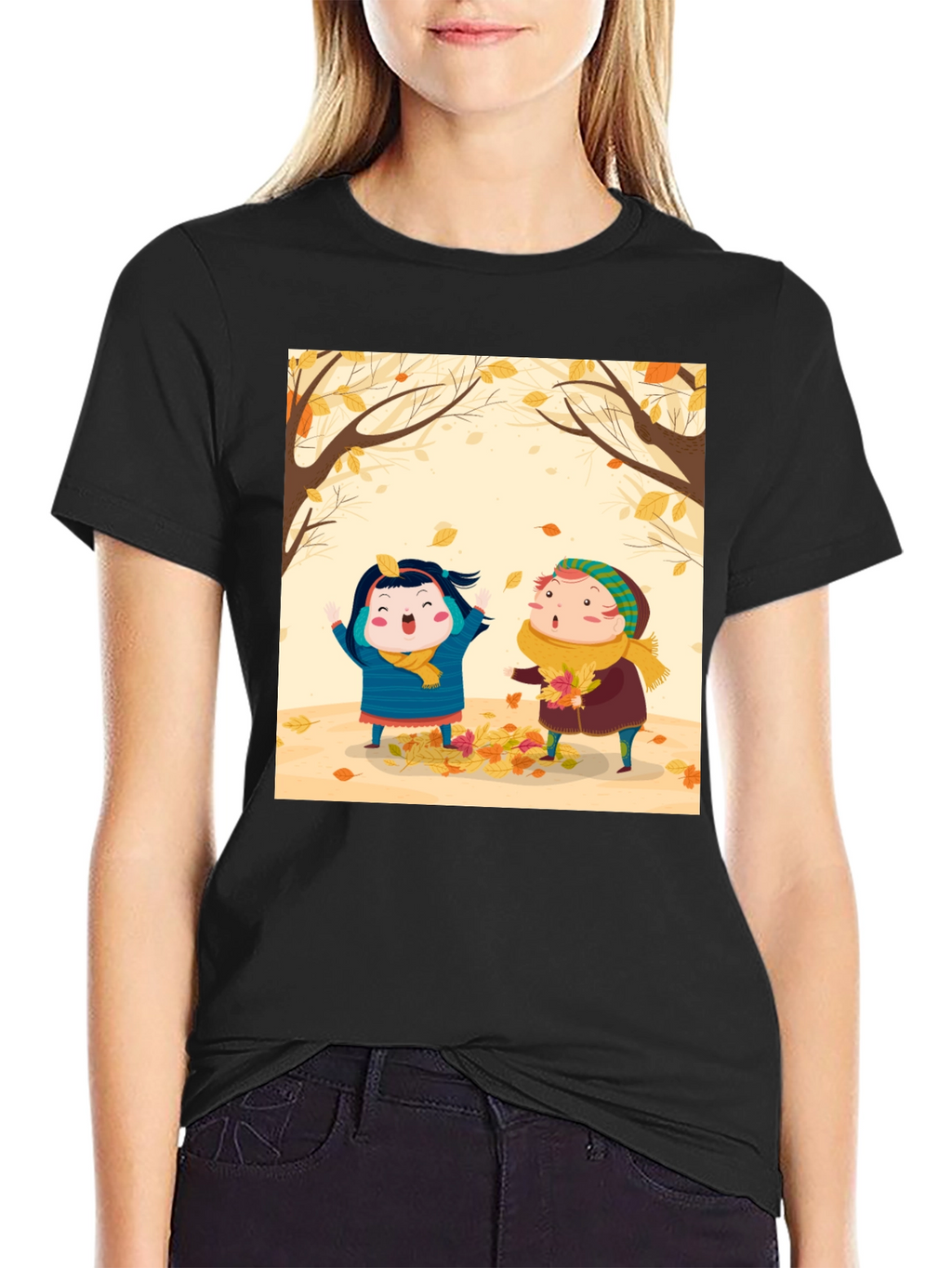 Autumn Kids Cartoon T-Shirt