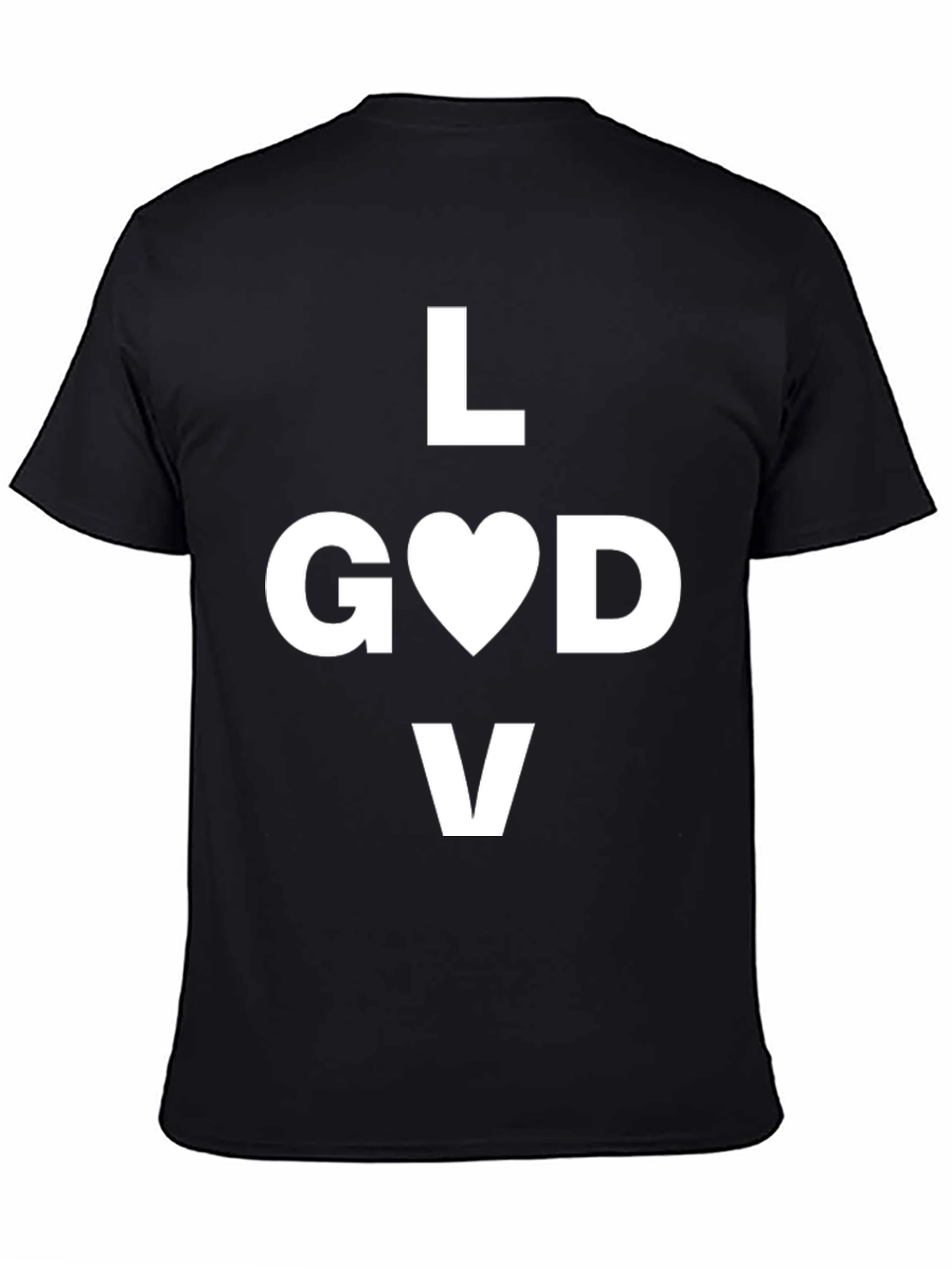 Love God T-Shirt - Black Graphic Tee