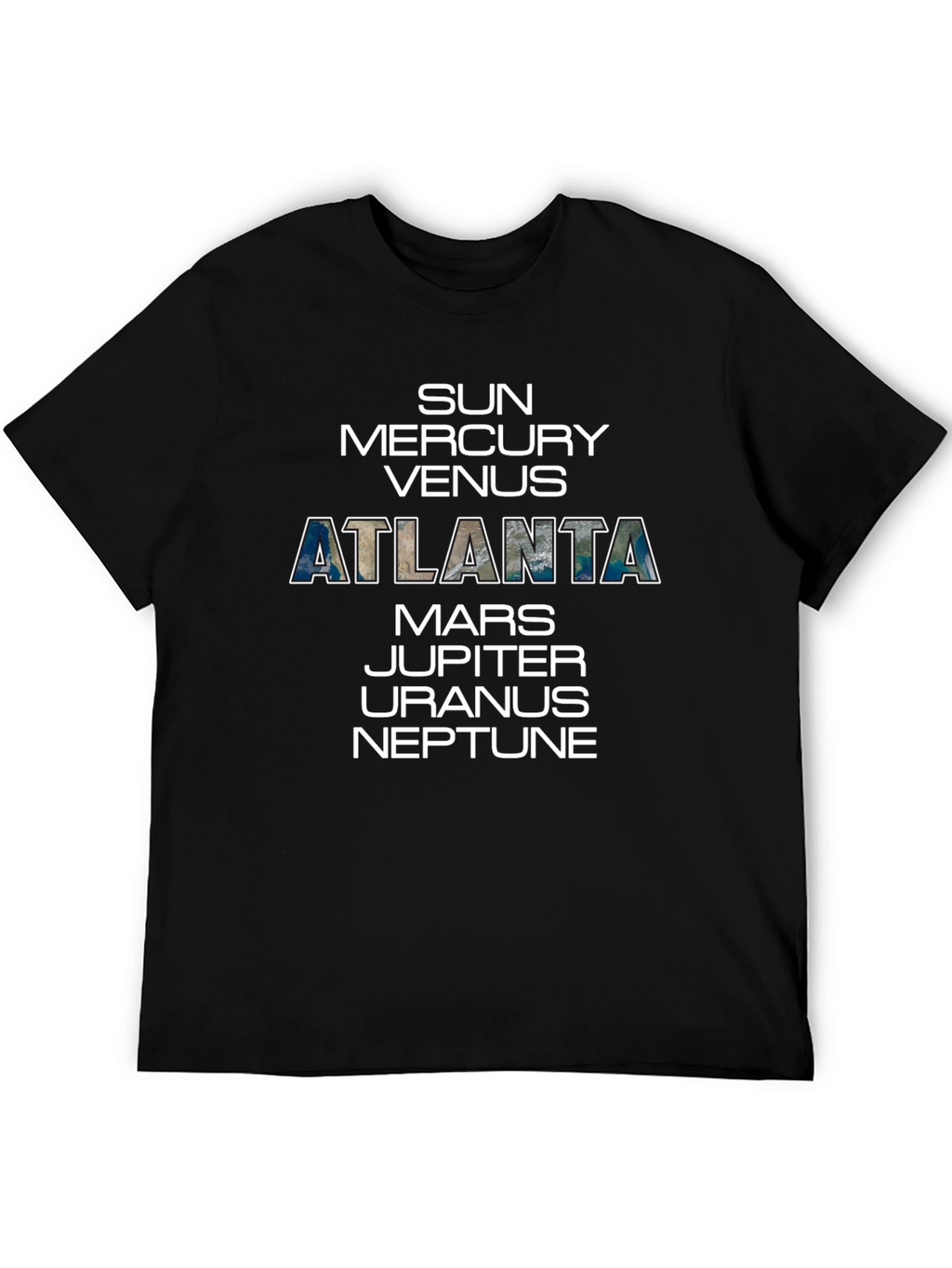 Atlanta Planet T-Shirt Solar System Tee