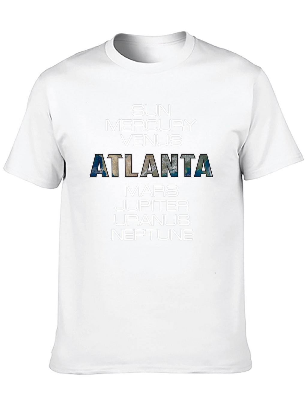 Atlanta Planet T-Shirt Solar System Tee