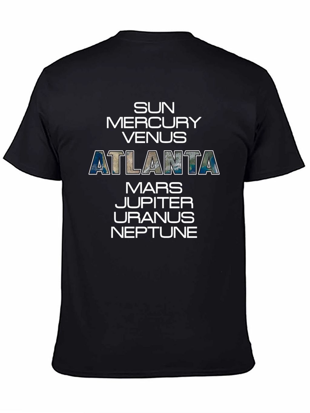 Atlanta Planet T-Shirt Solar System Tee
