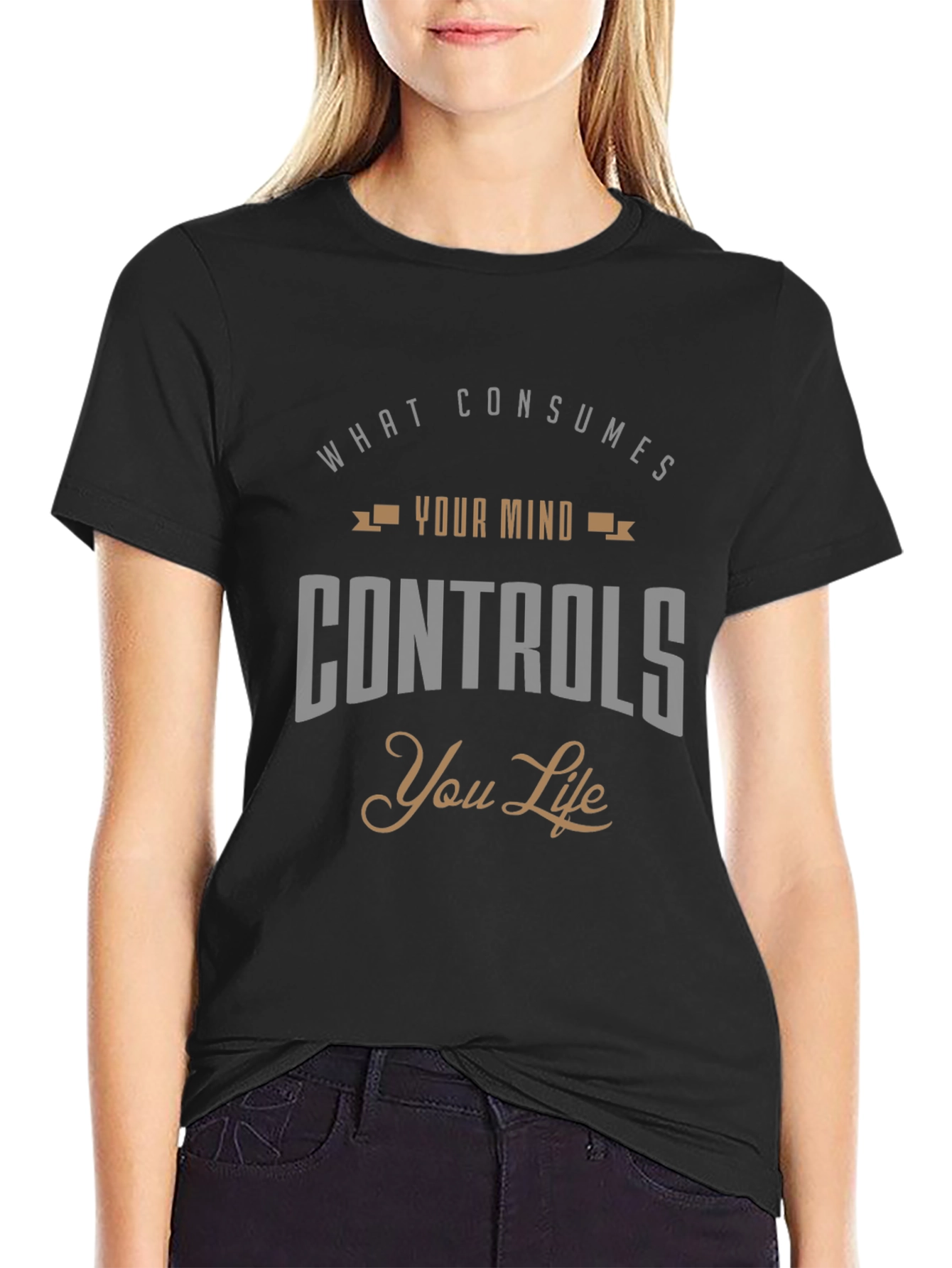 What Consumes Your Mind Graphic Tee