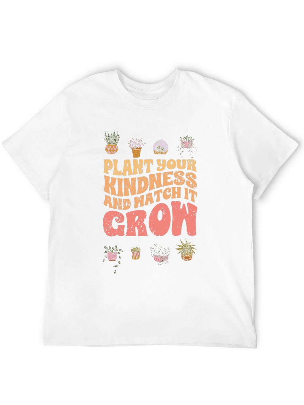 Plant Kindness Graphic T-Shirt - Unisex Black Tee