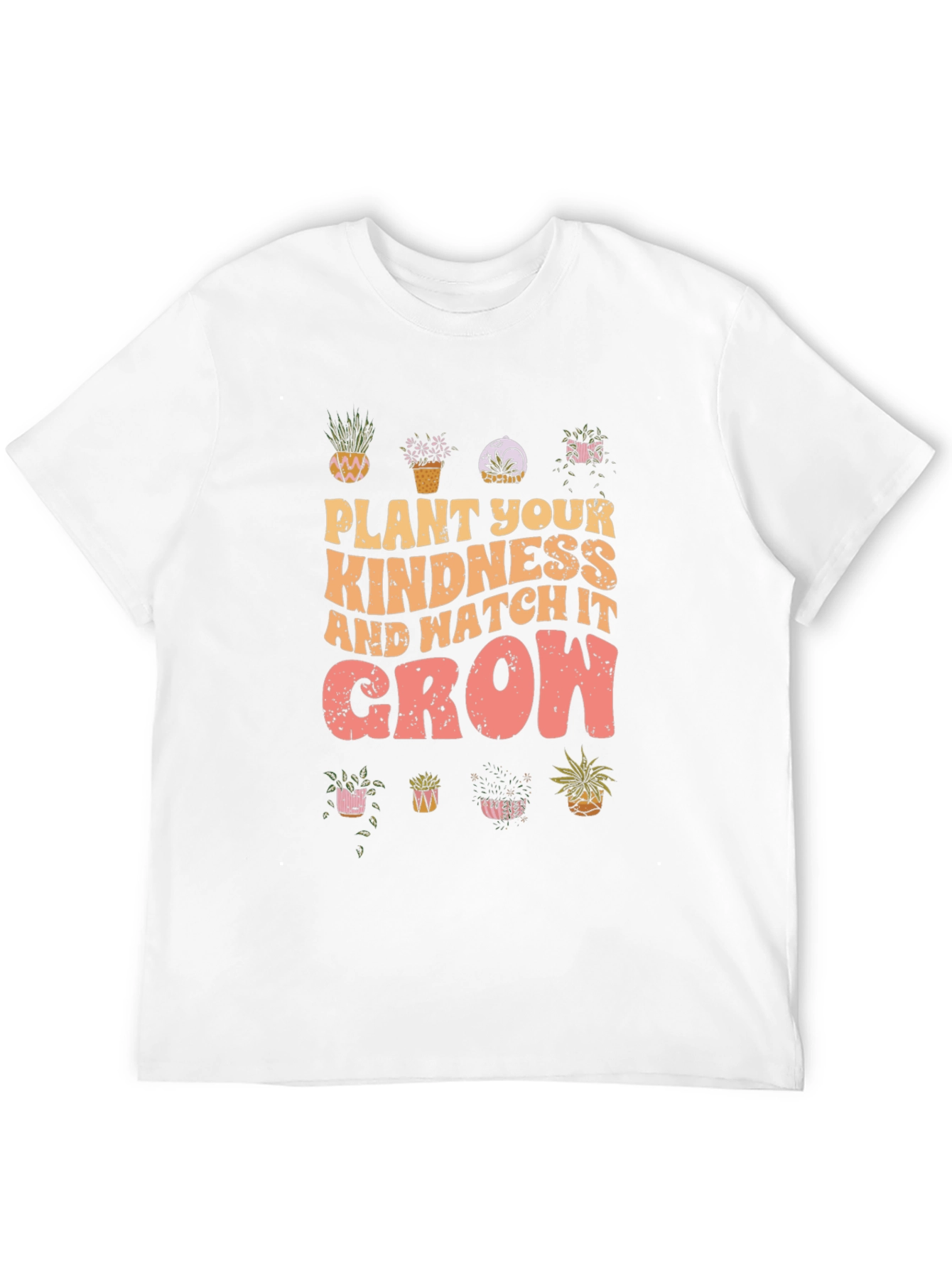 Plant Kindness Graphic T-Shirt - Unisex Black Tee